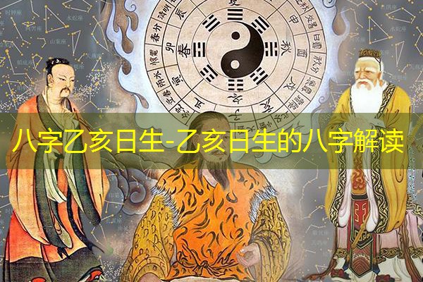  八字乙亥日生-乙亥日生的八字解读