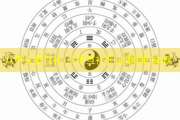  八字夫妻互补-八字互补在夫妻间的体现