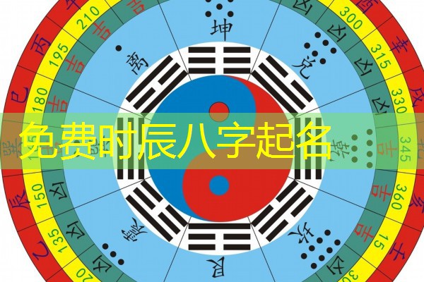  免费时辰八字起名