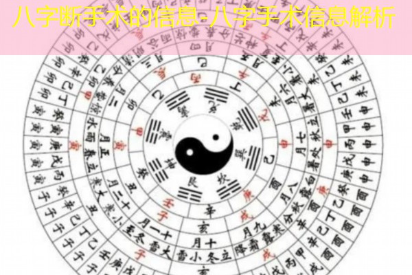  八字断手术的信息-八字手术信息解析