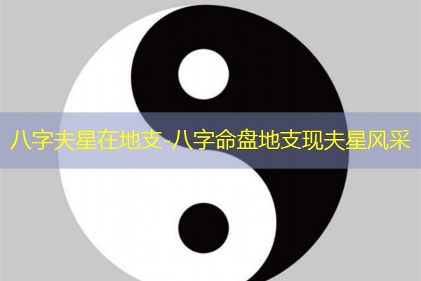  八字夫星在地支-八字命盘地支现夫星风采