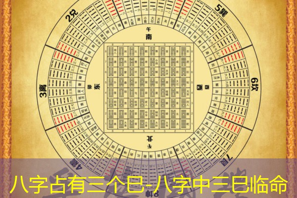  八字占有三个巳-八字中三巳临命