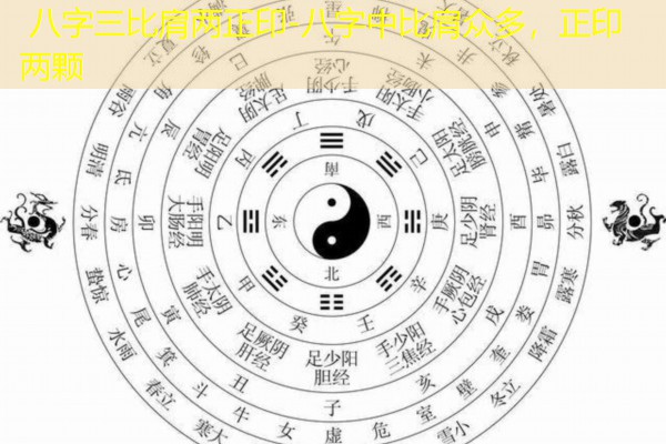  八字三比肩两正印-八字中比肩众多，正印两颗