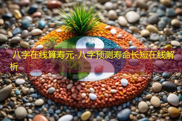  八字在线算寿元-八字预测寿命长短在线解析
