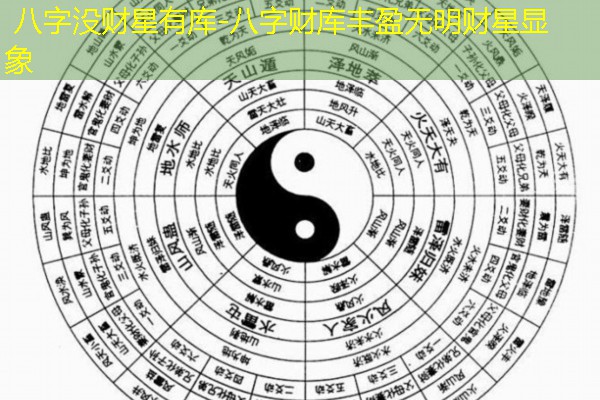  八字没财星有库-八字财库丰盈无明财星显象