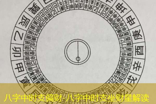  八字中时支偏财-八字中时支坐财星解读