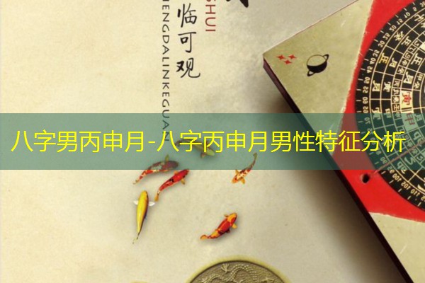 八字男丙申月-八字丙申月男性特征分析
