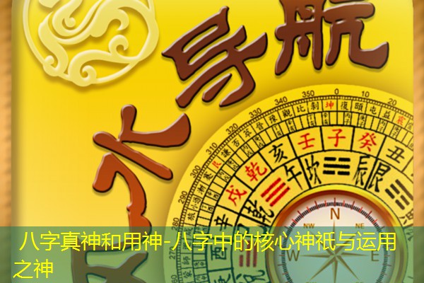 八字真神和用神-八字中的核心神祇与运用之神