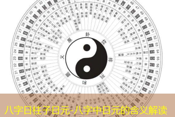  八字日柱子日元-八字中日元的含义解读