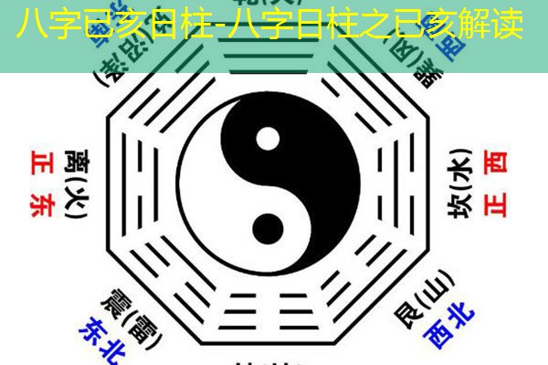  八字已亥日柱-八字日柱之已亥解读