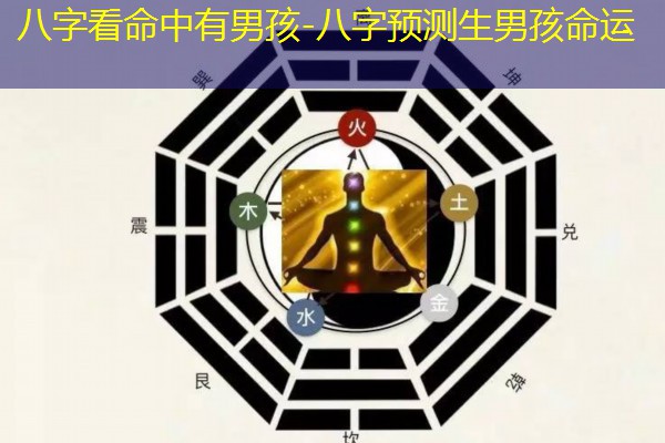  八字看命中有男孩-八字预测生男孩命运