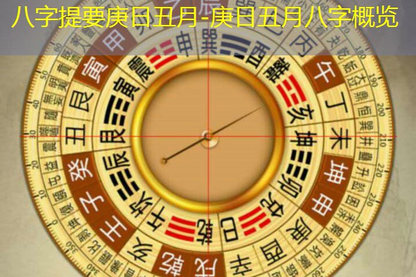  八字提要庚日丑月-庚日丑月八字概览