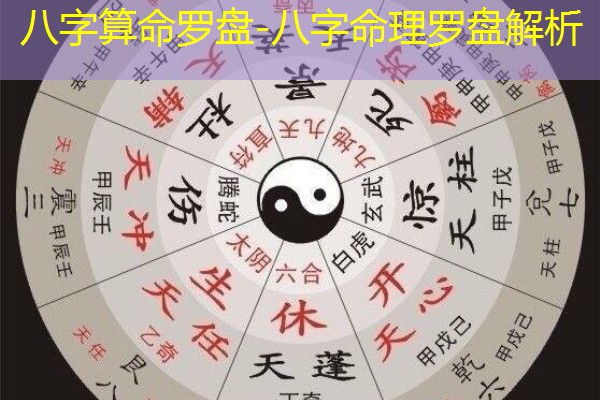  八字算命罗盘-八字命理罗盘解析