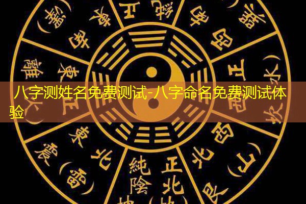  八字测姓名免费测试-八字命名免费测试体验
