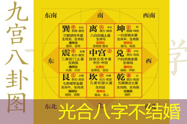  光合八字不结婚