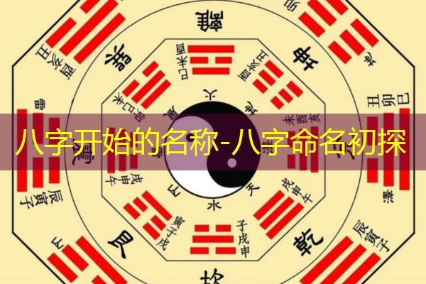  八字开始的名称-八字命名初探