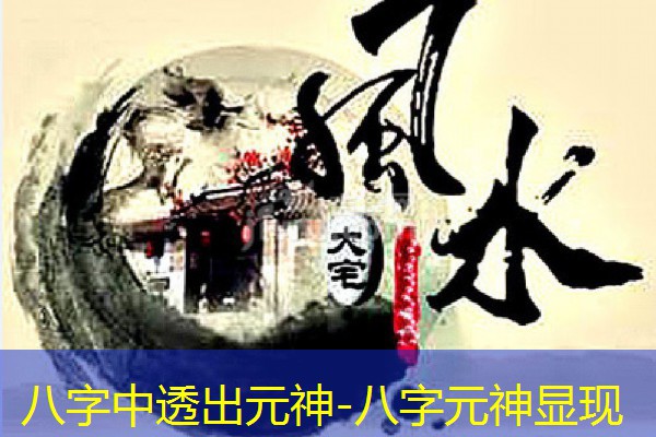  八字中透出元神-八字元神显现