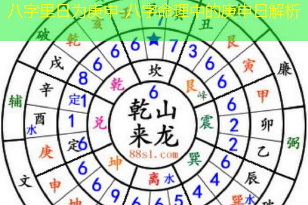 八字里日为庚申-八字命理中的庚申日解析