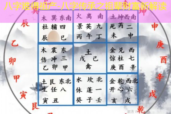 八字难得祖产-八字传承之祖辈财富新解读