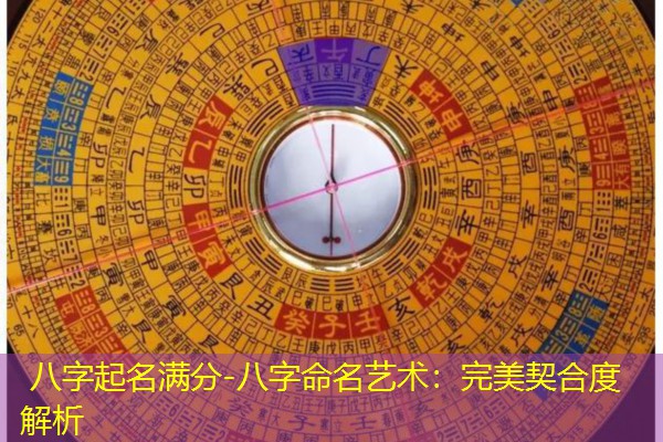 八字起名满分-八字命名艺术：完美契合度解析