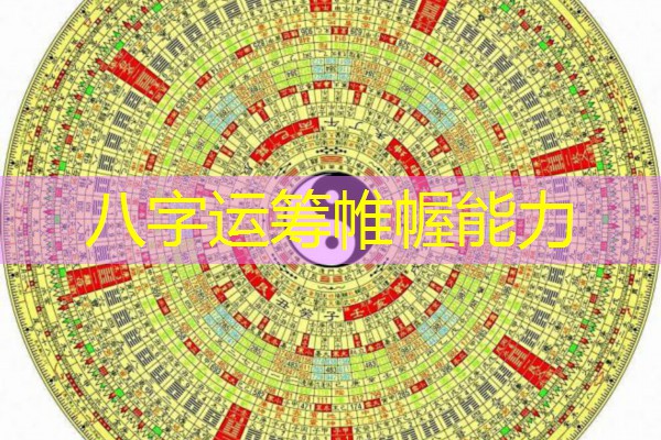  八字运筹帷幄能力